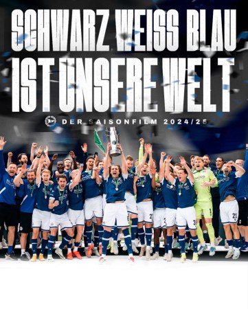 Schwarz-weiß-blau ist unsere Welt