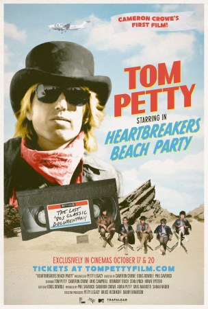 T-Shirt Ufficiale Tom Petty & The Heartbreakers 'Shades & Logo' – Nero, Unisex Adulto