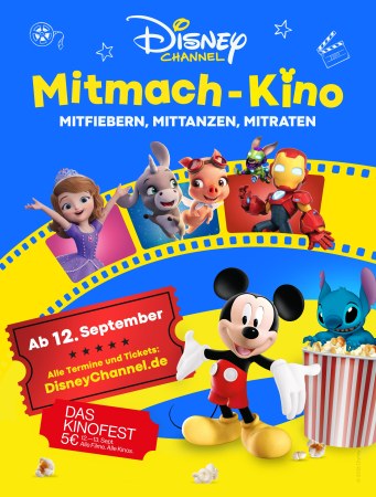 Disney Channel Mitmachkino 2026 zum Kinofest