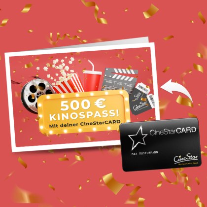Registrieren & 500 € Kinospaß gewinnen!
