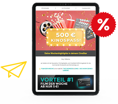 Cinestar gutschein für zwei - Unsere Auswahl unter den Cinestar gutschein für zwei!