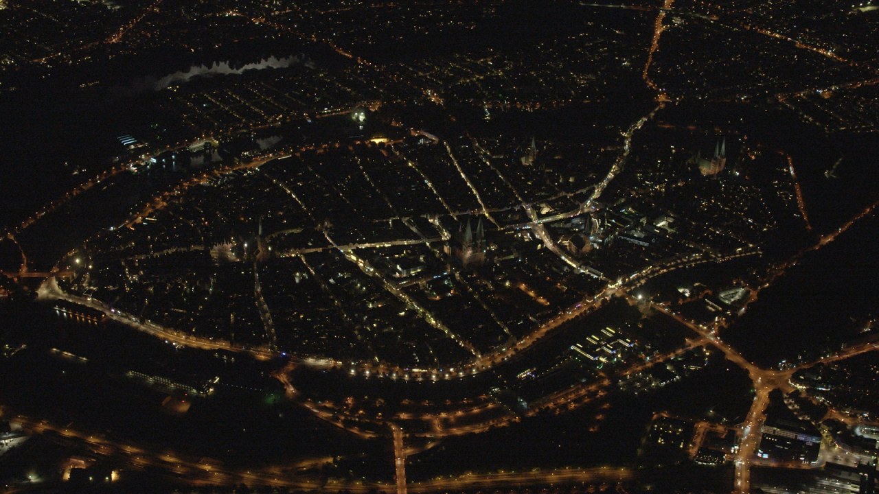 Norddeutschland bei Nacht - Bild 1